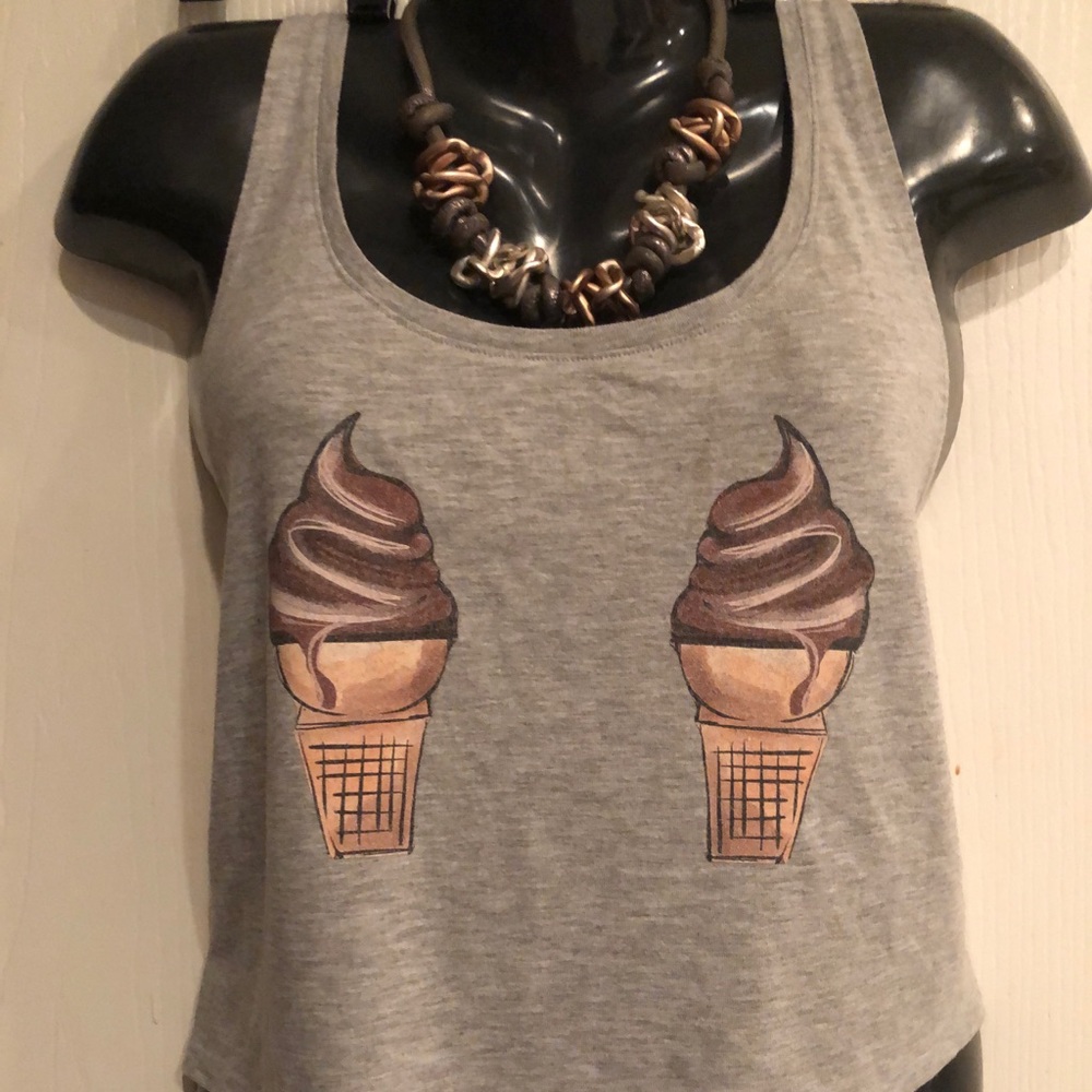 Yummie Wear Ice cream tank top Size L